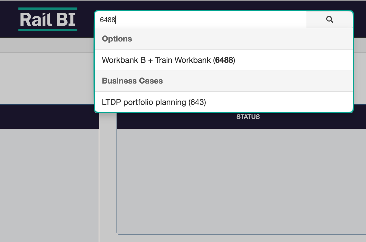 Accessing train workbank potion