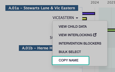 Copy Asset Area Name
