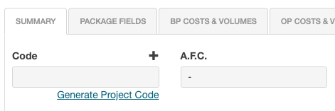 Generate Project Code