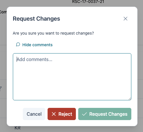 Request Changes