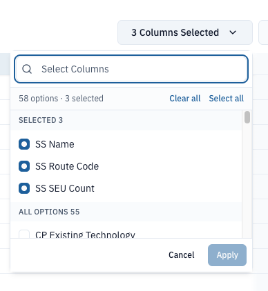 Add columns