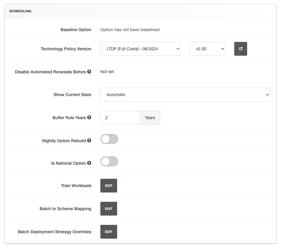 Worktype Scheduling